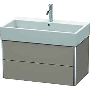 Duravit XSquare Waschtisch-Unterschrank XS419504343 78,4x39,7x46cm, 2 Schubkästen, Basalt matt