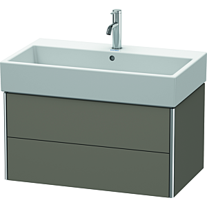 Duravit XSquare Waschtisch-Unterschrank XS419509090 78,4x39,7x46cm, 2 Schubkästen, Flannel Grey seidenmatt