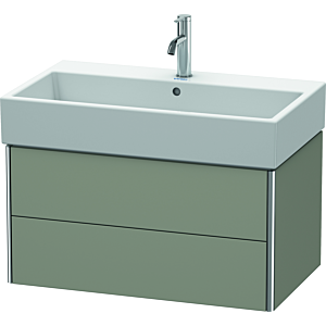 Duravit XSquare Duravit XS419509292 78,4x39,7x46cm, 2 tiroirs, gris pierre satiné mat