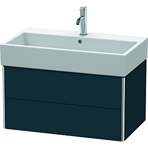 Duravit XSquare Waschtisch-Unterschrank XS419509898 78,4x39,7x46cm, 2 Schubkästen, Nachtblau seidenmatt
