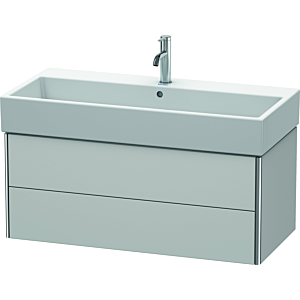 Duravit XSquare Duravit XS419603939 98,4x39,7x46cm, 2 tiroirs, blanc nordique satiné