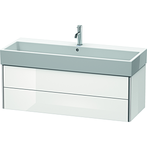 Duravit XSquare Duravit XS419702222 118,4x39,7x46cm, 2 tiroirs, blanc brillant