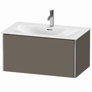 Duravit XSquare Waschtisch-Unterschrank XS422409090 81x39,7x47,8cm, Flannel Grey seidenmatt, 1 Auszug