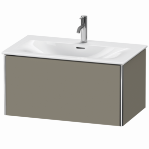 Duravit XSquare Waschtisch-Unterschrank XS422409292 81x39,7x47,8cm, Steingrau seidenmatt, 1 Auszug