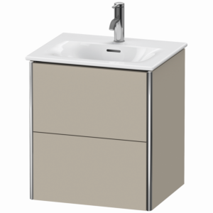Duravit XSquare Duravit XSquare XS432106060 51x56x41.8cm, 2 drawers, Taupe silk matt