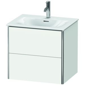 Duravit XSquare Duravit XS432201818 61x56x47.8cm, blanc mat, 2 tiroirs