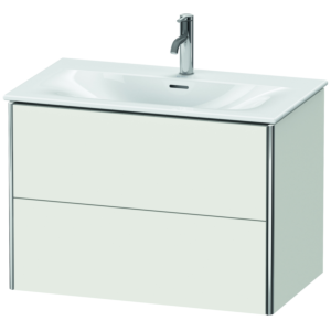 Duravit XSquare Duravit XS432403939 81x56x47.8cm, nordique blanc satiné mat, 2 tiroirs