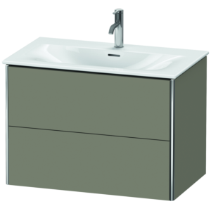 Duravit XSquare Waschtisch-Unterschrank XS432409292 81x56x47,8cm, Steingrau seidenmatt, 2 Schubkästen
