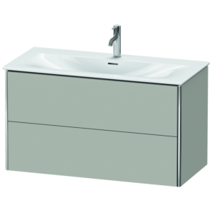 Duravit XSquare Duravit XS432500707 101x56x47.8cm, gris béton mat, 2 tiroirs