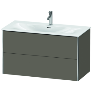 Duravit XSquare Duravit XSquare XS432509090 101x56x47.8cm, flannel gray silk matt, 2 drawers