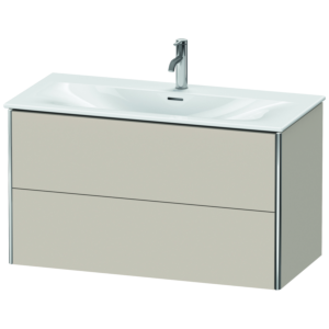 Duravit XSquare Waschtisch-Unterschrank XS432509191 101x56x47,8cm, Taupe, 2 Schubkästen