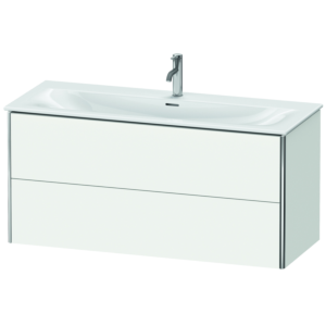 Duravit XSquare Waschtisch-Unterschrank XS432601818 121x56x47,8cm, weiß matt, 2 Schubkästen