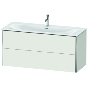 Duravit XSquare Duravit XS432603939 121x56x47.8cm, nordique blanc satiné mat, 2 tiroirs