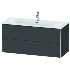 Duravit XSquare Duravit XS432604949 121x56x47.8cm, Graphit mat, 2 tiroirs