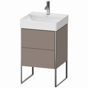 Duravit XSquare Waschtisch-Unterschrank XS443904343 48,4x73,1x46cm, 2 Auszüge, Basalt matt