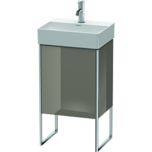 Duravit XSquare Duravit XS4441L8989 43,4x49,9x34cm, porte à gauche, gris flanelle brillant