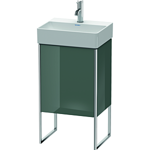 Duravit XSquare Waschtisch-Unterschrank XS4441R3838 43,4x49,9x34cm, Tür rechts, Dolomiti Grey hochglanz