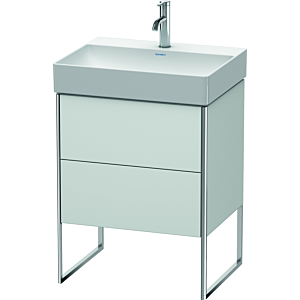 Duravit XSquare Waschtisch-Unterschrank XS444203636 58,4x49,1x46cm, 2 Auszüge, weiß seidenmatt