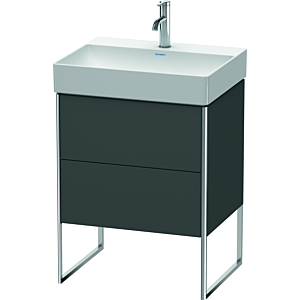 Duravit XSquare Duravit XS444204949 58.4x49.1x46cm, 2 coulissants, Graphit matt