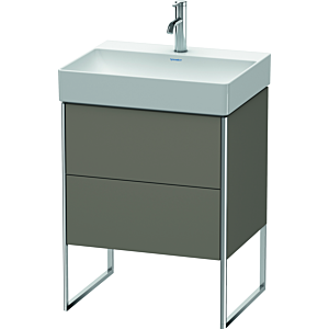 Duravit XSquare Duravit XSquare XS444209090 58.4x49.1x46cm, 2 pull-outs, flannel gray silk matt