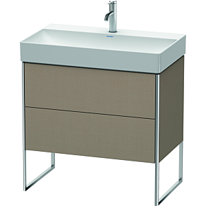 Duravit XSquare Waschtisch-Unterschrank XS444307575 78,4x49,1x46cm, 2 Auszüge, Leinen