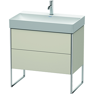 Duravit XSquare Waschtisch-Unterschrank XS444309191 78,4x49,1x46cm, 2 Auszüge, Taupe