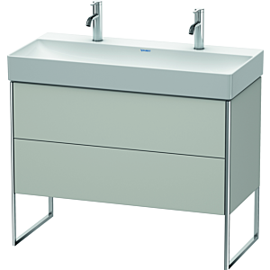 Duravit XSquare Waschtisch-Unterschrank XS444400707 98,4x49,1x46cm, 2 Auszüge, Betongrau matt