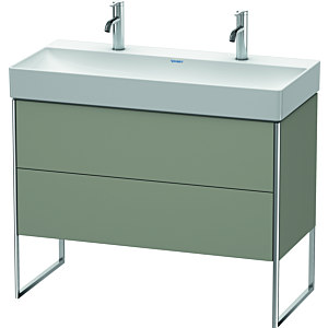 Duravit XSquare Duravit XS444409292 98,4x49,1x46cm, 2 tiroirs, gris pierre satiné mat