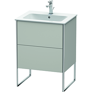 Duravit XSquare Waschtisch-Unterschrank XS444500707 61x59,2x47,8cm, 2 Auszüge, Betongrau matt