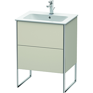 Duravit XSquare Waschtisch-Unterschrank XS444509191 61x59,2x47,8cm, 2 Auszüge, Taupe