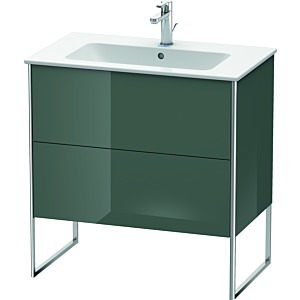 Duravit XSquare Waschtisch-Unterschrank XS444603838 81x59,2x47,8cm, 2 Auszüge, Dolomiti Grey hochglanz