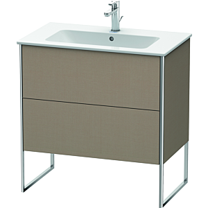 Duravit XSquare Waschtisch-Unterschrank XS444607575 81x59,2x47,8cm, 2 Auszüge, Leinen