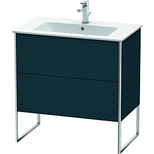 Duravit XSquare Duravit XS444609898 81x59,2x47,8 cm, 2 tiroirs, finition satinée bleu nuit