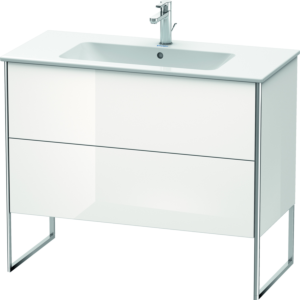 Duravit XSquare Waschtisch-Unterschrank XS444702222 101x59,2x47,8cm, 2 Auszüge, weiß hochglanz