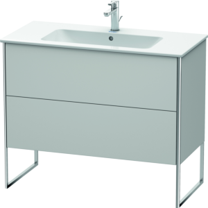 Duravit XSquare Waschtisch-Unterschrank XS444703939 101x59,2x47,8cm, 2 Auszüge, Nordic weiß seidenmatt