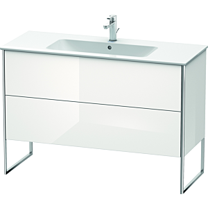 Duravit XSquare Waschtisch-Unterschrank XS444802222 121x59,2x47,8cm, 2 Auszüge, weiß hochglanz