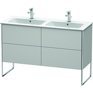 Duravit XSquare Waschtisch-Unterschrank XS444903939 128x59,2x47,8cm, 4 Auszüge, Nordic weiß seidenmatt