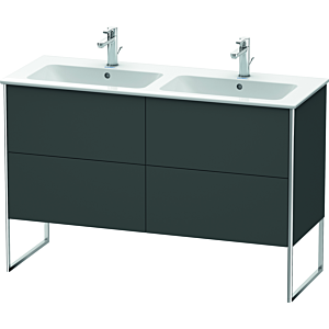 Duravit XSquare Duravit XS444904949 128x59.2x47.8cm, 4 coulissants, Graphit matt