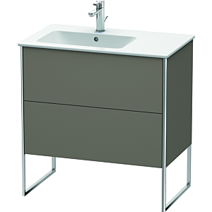 Duravit XSquare Duravit XSquare XS445009090 81x59.2x47.8cm, 2 pull-outs, basin on the left, flannel gray silk matt
