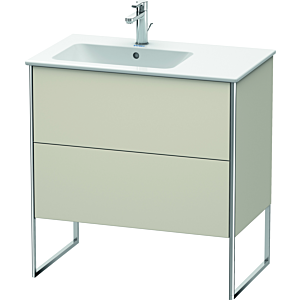 Duravit XSquare Duravit XS445009191 81x59.2x47.8cm, 2 coulissants, lavabo à gauche, Taupe