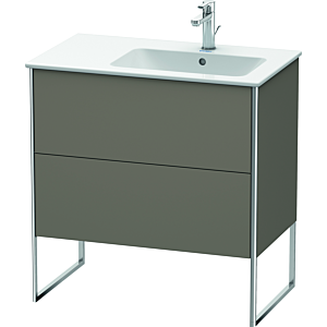 Duravit XSquare Duravit XSquare XS445209090 81x59.2x47.8cm, 2 pull-outs, basin on the right, flannel gray silk matt