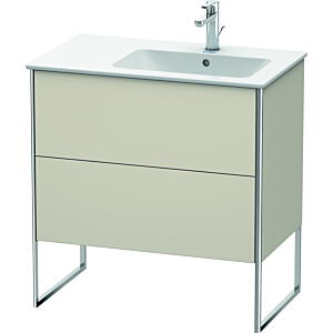 Duravit XSquare Duravit XSquare XS445209191 81x59.2x47.8cm, 2 pull-outs, basin on the right, Taupe