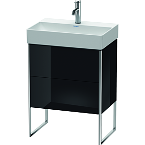 Duravit XSquare Duravit XS445304040 58,4x49,1x39cm, 2 coulissants, noir brillant