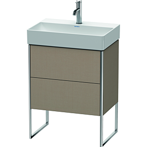 Duravit XSquare Waschtisch-Unterschrank XS445307575 58,4x49,1x39cm, 2 Auszüge, Leinen