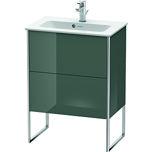 Duravit XSquare Duravit XS445403838 61x59.2x38.8cm, 2 coulissants, Dolomiti Grey brillant