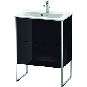 Duravit XSquare Duravit XS445404040 61x59.2x38.8cm, 2 coulissants, noir brillant