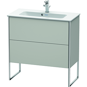 Duravit XSquare Waschtisch-Unterschrank XS445500707 81x59,2x38,8cm, 2 Auszüge, Betongrau matt