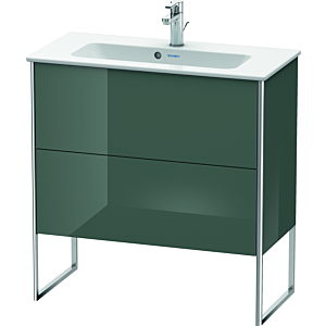 Duravit XSquare Waschtisch-Unterschrank XS445503838 81x59,2x38,8cm, 2 Auszüge, Dolomiti Grey hochglanz