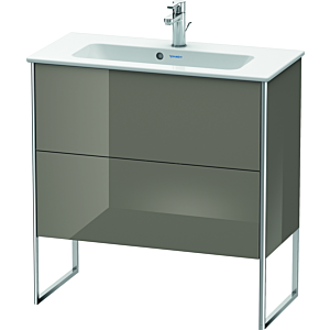 Duravit XSquare Duravit XSquare XS445508989 81x59.2x38.8cm, 2 pull-outs, flannel gray high gloss