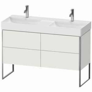 Duravit XSquare Waschtisch-Unterschrank XS445603939 118,4x73,1x46cm, 4 Auszüge, Nordic weiß seidenmatt
